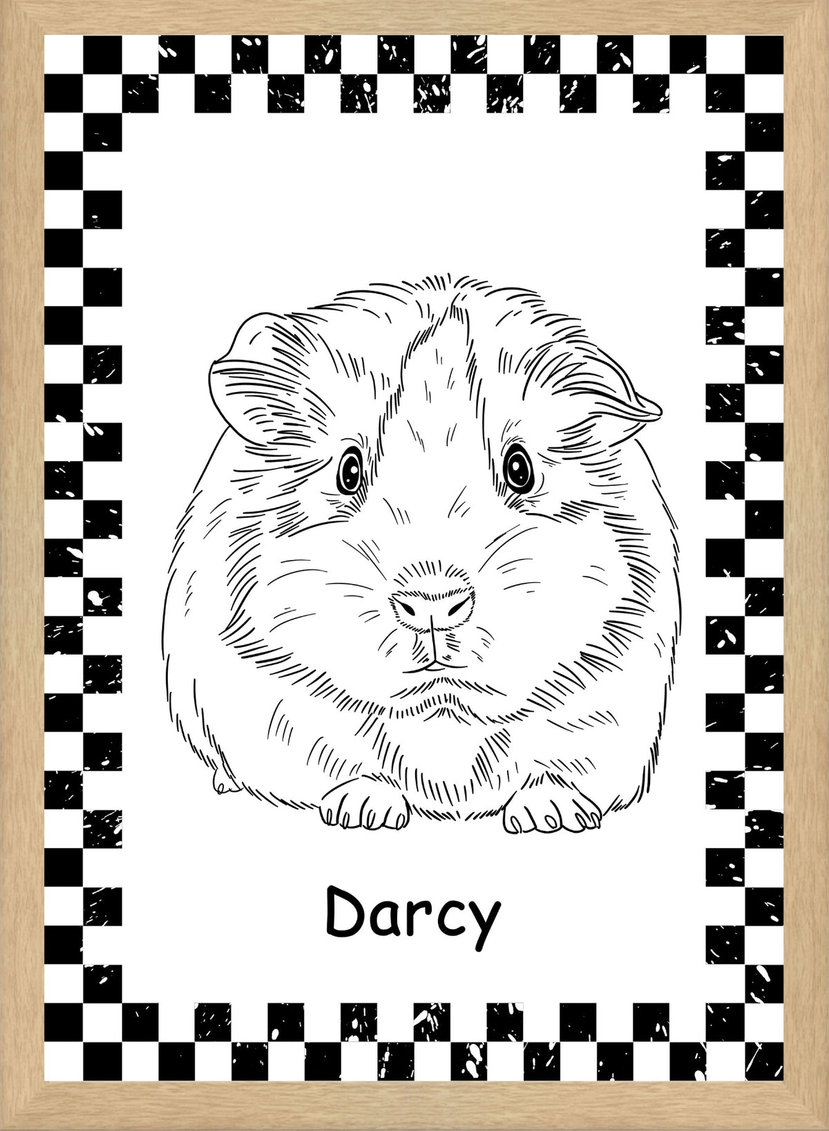 Custom Pet Line Drawing