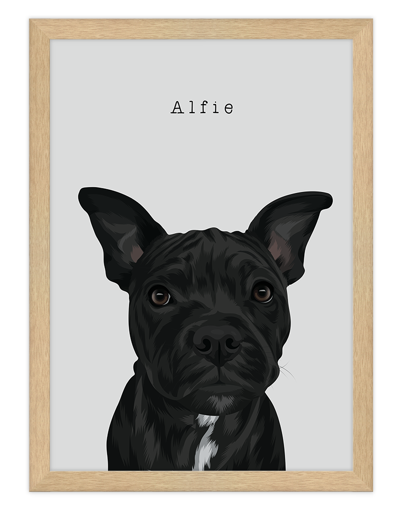 Custom Pet Portrait - One Pet