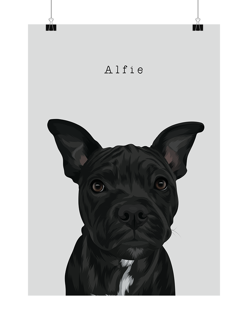 Custom Pet Portrait - One Pet