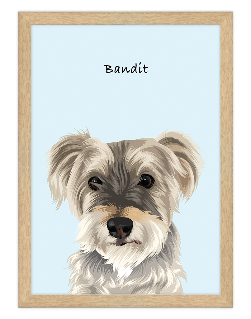 Custom Pet Portrait - One Pet