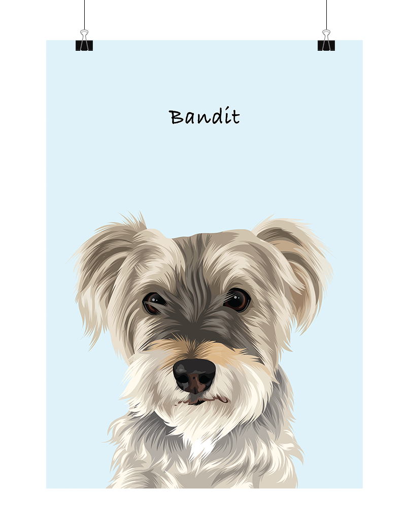 Custom Pet Portrait - One Pet