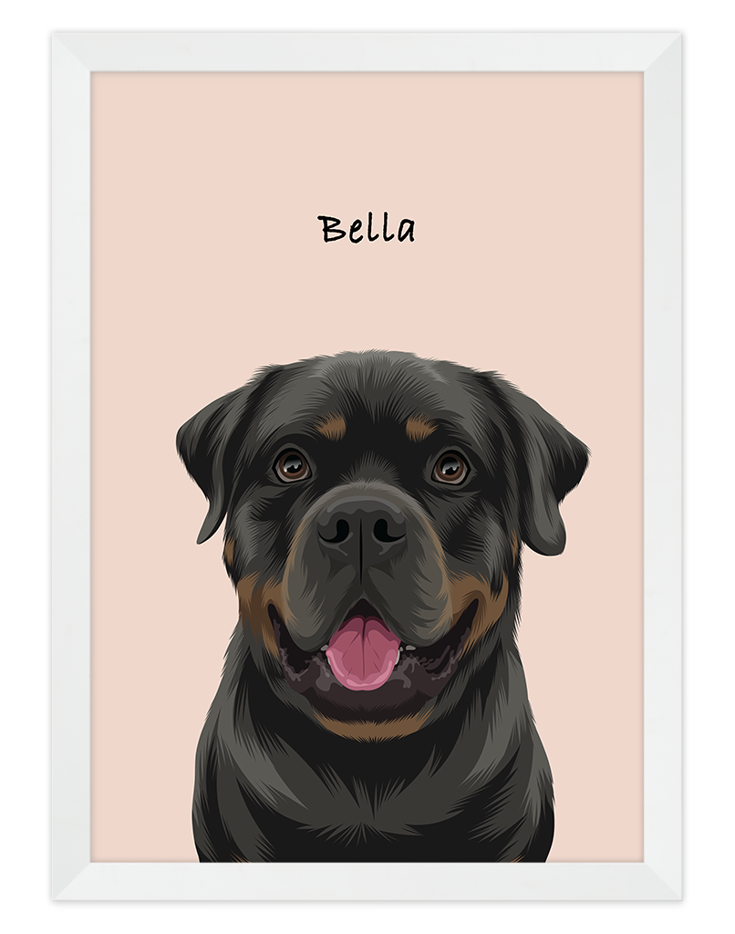 Custom Pet Portrait - One Pet