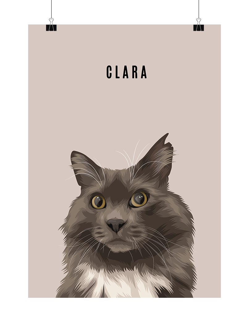 Custom Pet Portrait - One Pet