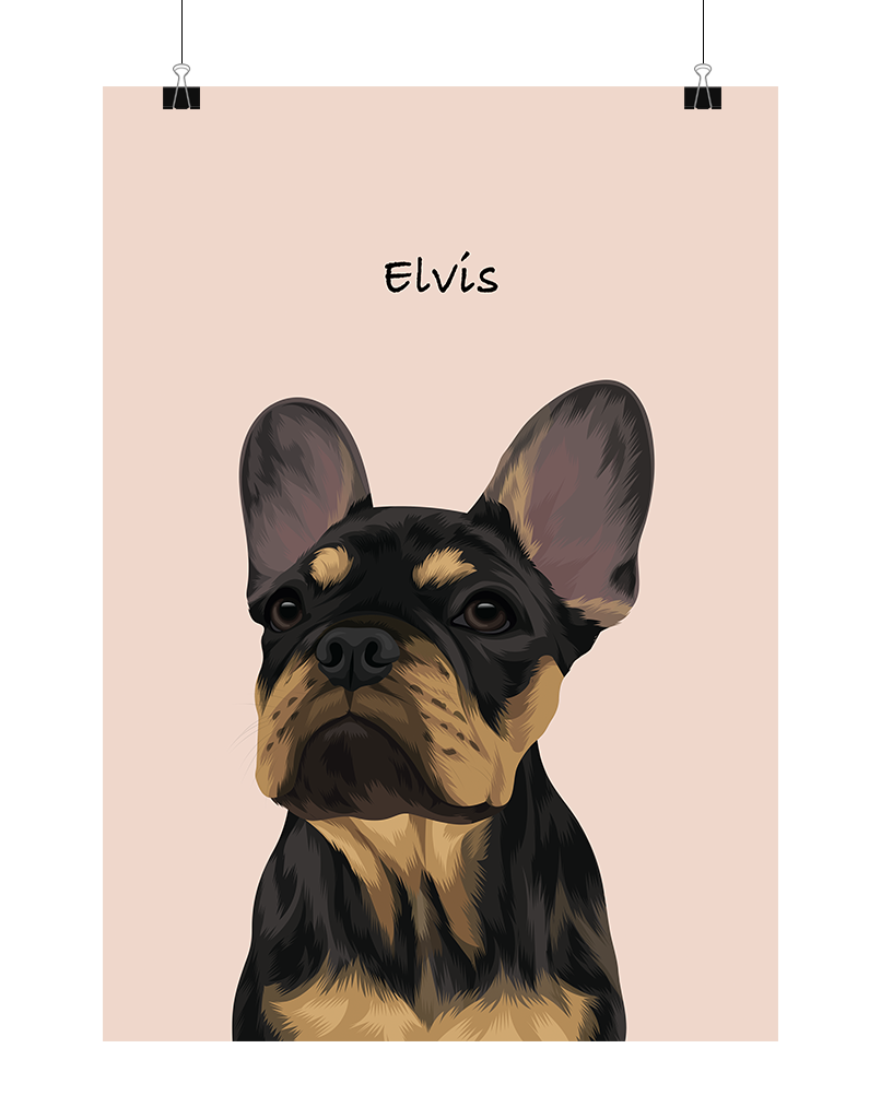 Custom Pet Portrait - One Pet