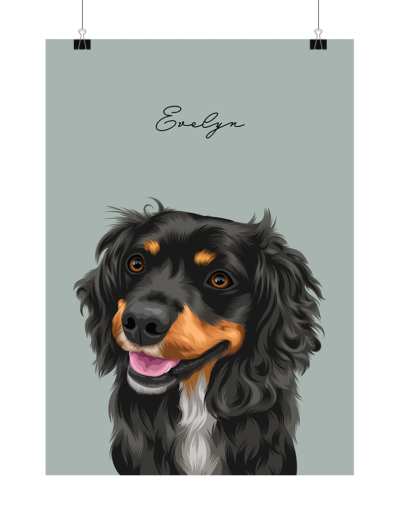 Custom Pet Portrait - One Pet
