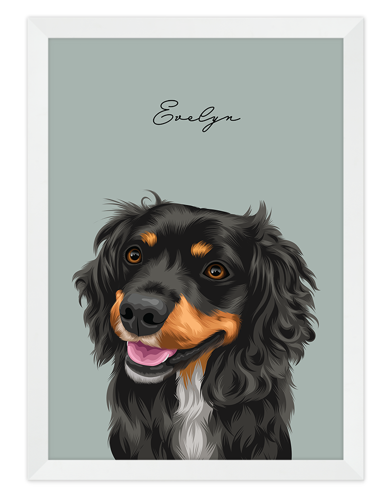 Custom Pet Portrait - One Pet