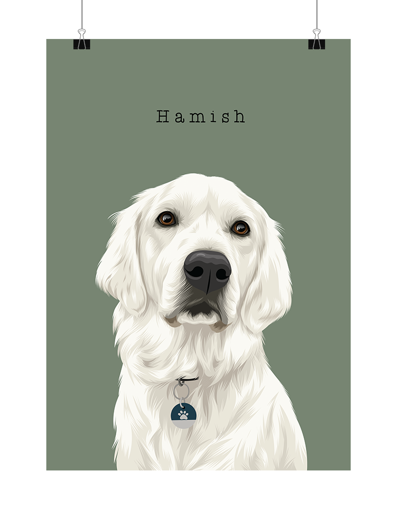 Custom Pet Portrait - One Pet