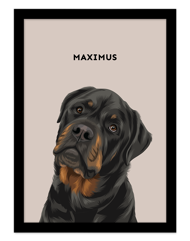 Custom Pet Portrait - One Pet