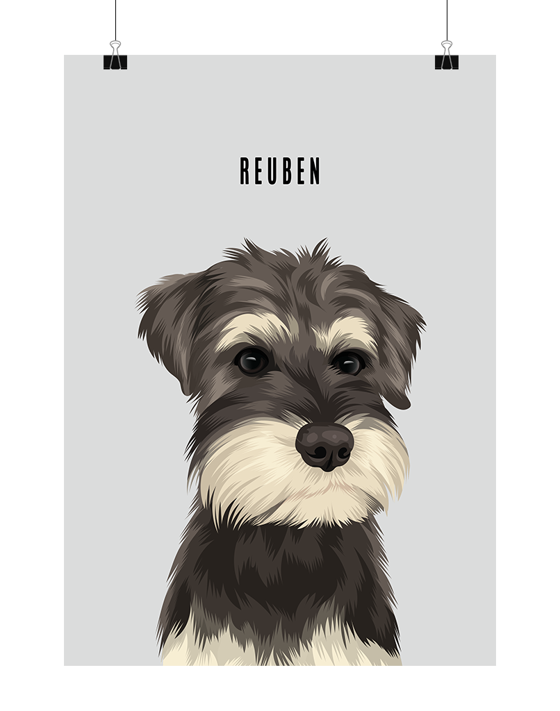 Custom Pet Portrait - One Pet
