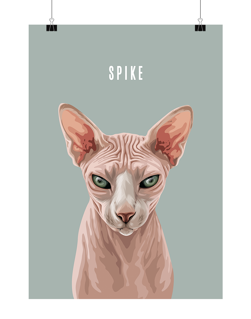 Custom Pet Portrait - One Pet