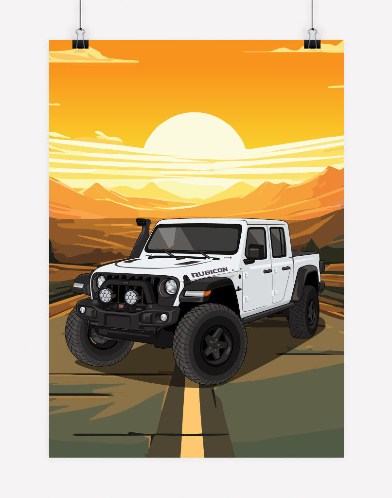 Custom Car Portrait - A4 - Unframed - Portrait Australia