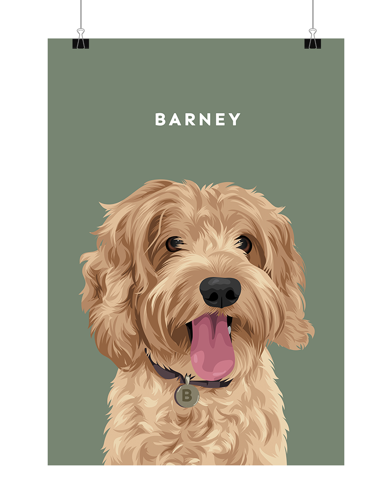 Custom Pet Portrait - One Pet