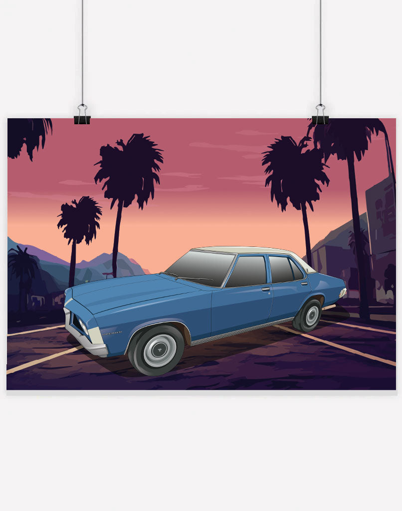 Custom Car Portrait - A4 - Unframed - Portrait Australia