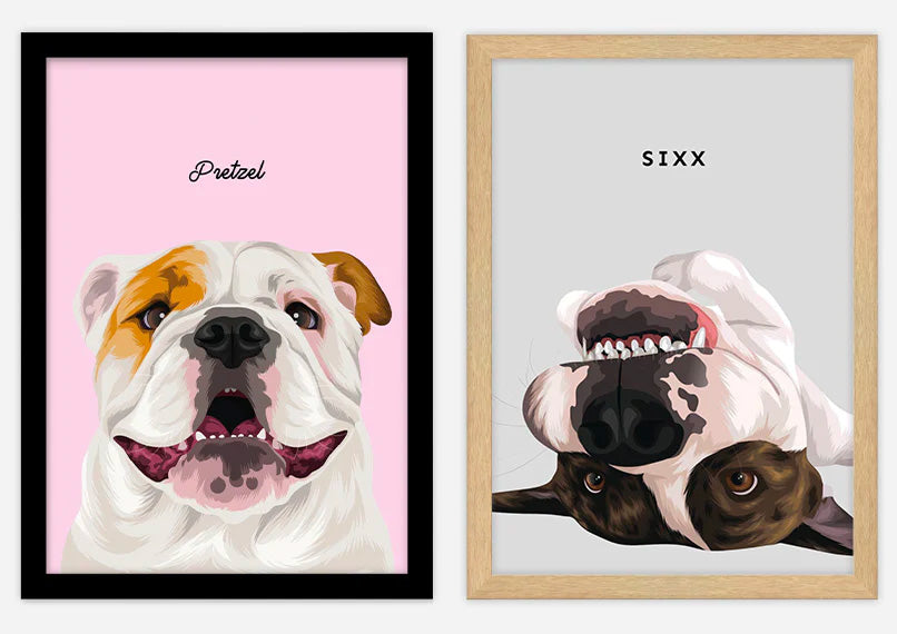 Custom Pet Portraits Australia by Oh Barney