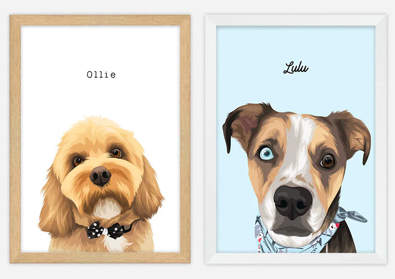 Custom Pet Portraits Australia by Oh Barney