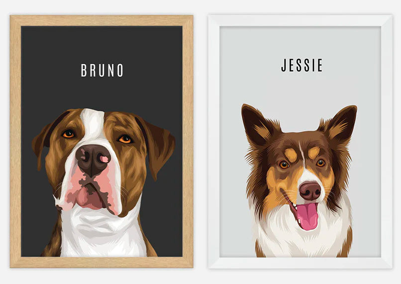 Custom Pet Portraits Australia by Oh Barney