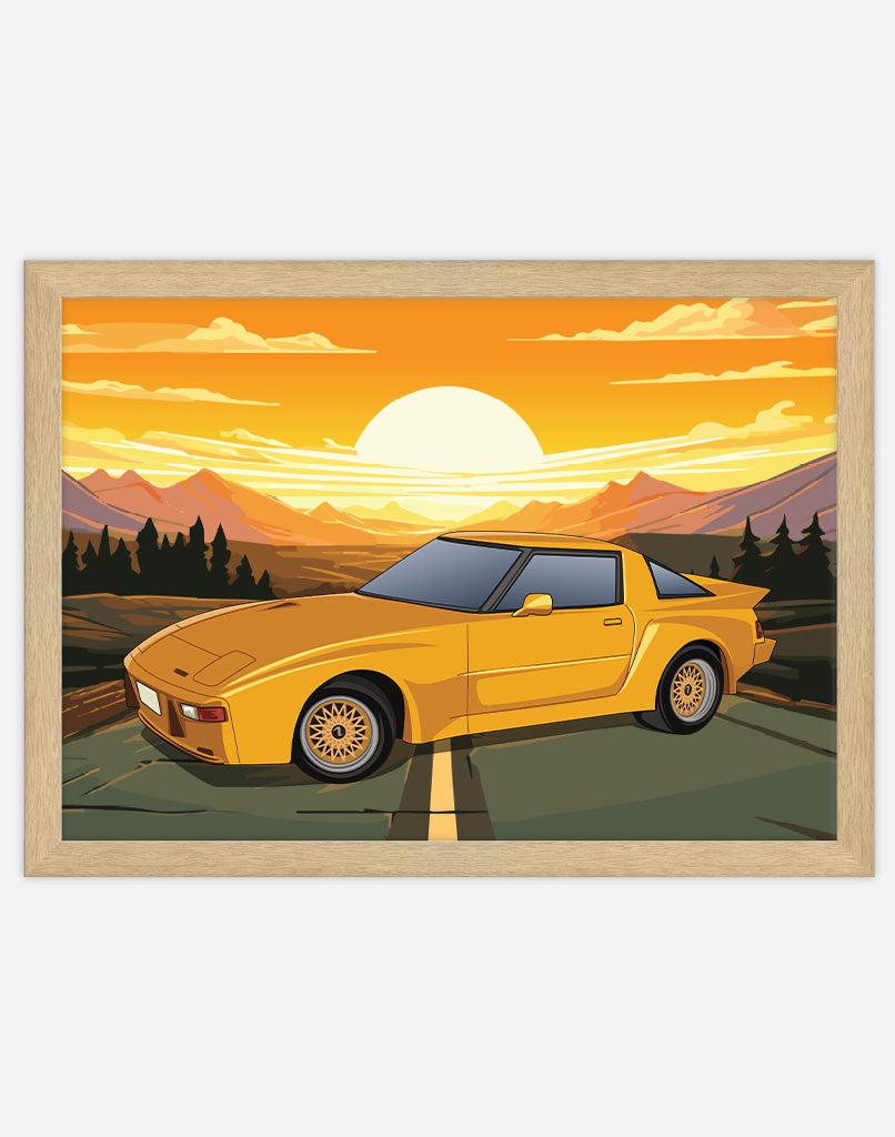 Custom Car Portrait - A4 - Unframed - Portrait Australia