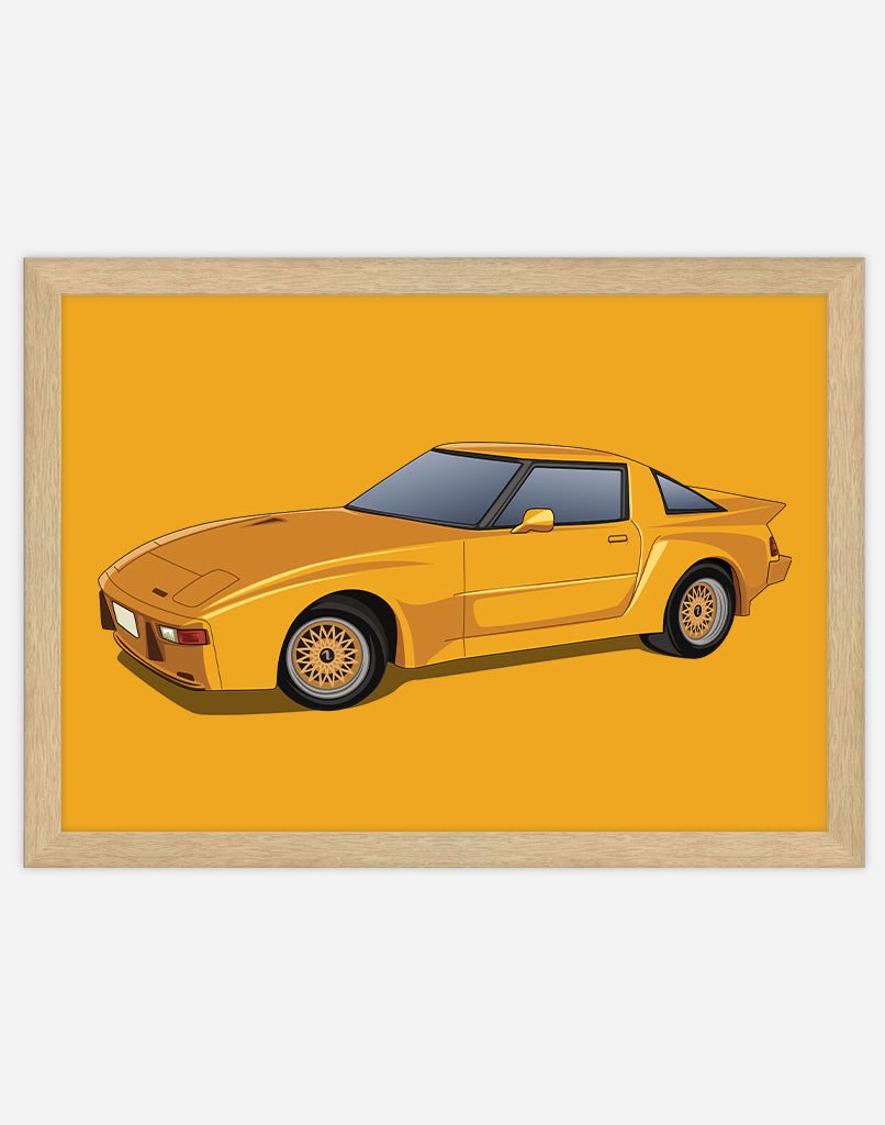 Custom Car Portrait - A4 - Unframed - Portrait Australia