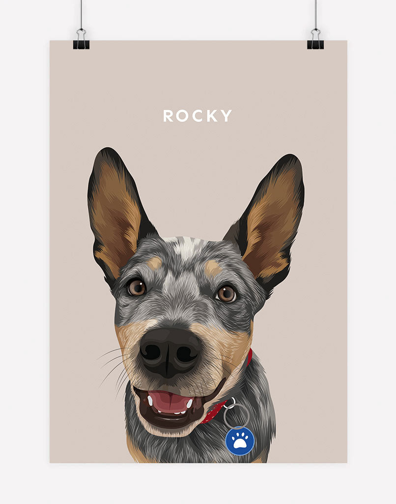 Custom Pet Portrait - One Pet