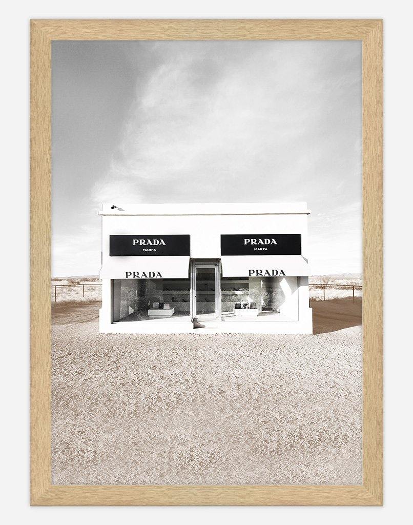 Marfa Prada | Photography - Wall Art - A4 - Timber Frame - Australia