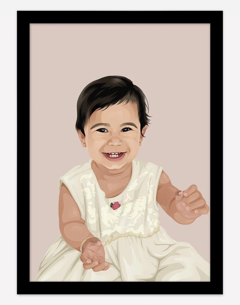 Custom Child Portrait - A4 - Unframed - One Australia