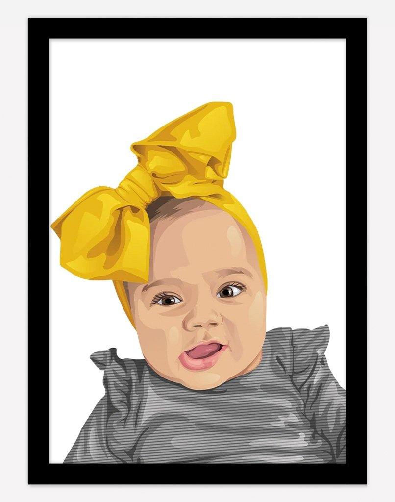 Custom Child Portrait - A4 - Unframed - One Australia