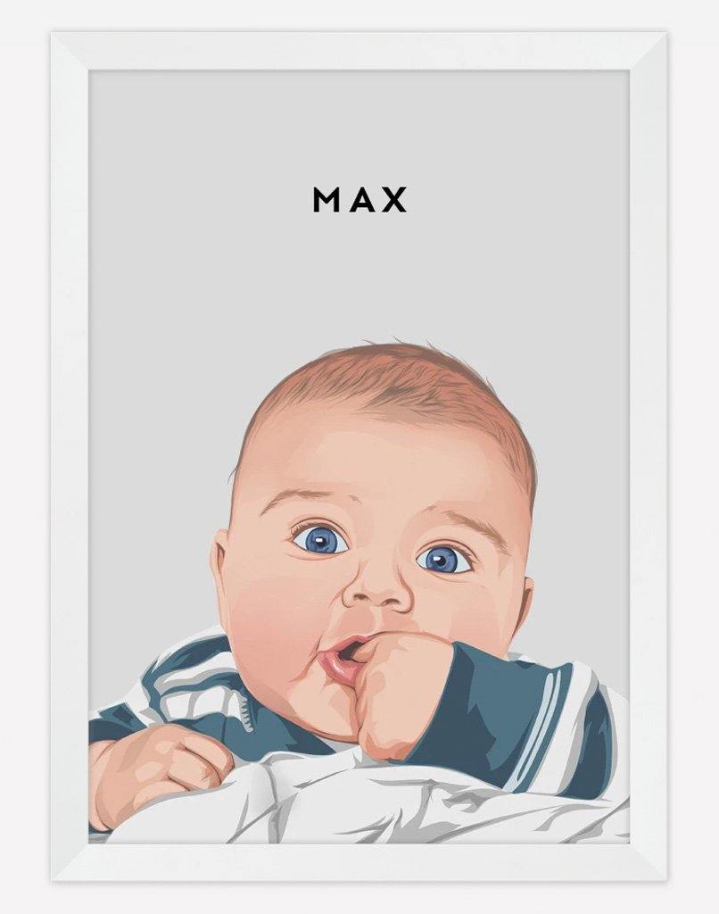 Custom Child Portrait - A4 - Unframed - One Australia