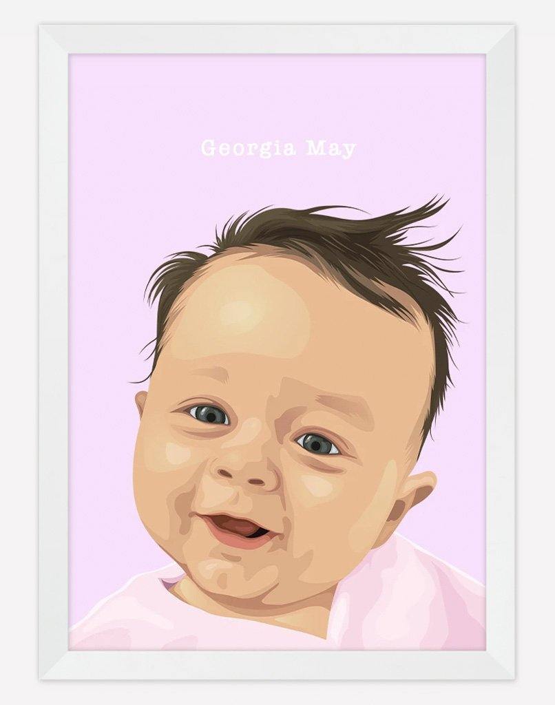 Custom Child Portrait - A4 - Unframed - One Australia