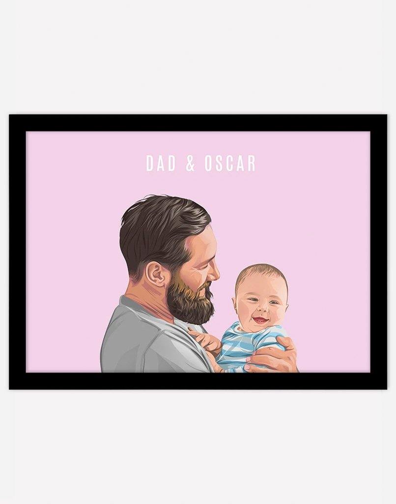 Custom Family Portrait - A4 - Unframed - One Australia