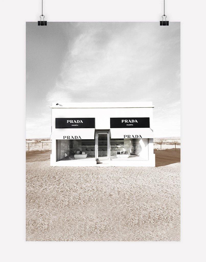 Marfa Prada | Photography - Wall Art - A4 - Unframed - Australia