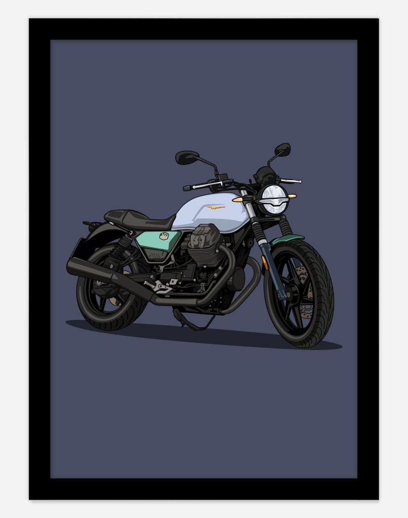 Custom Motorbike Portrait - A4 - Unframed - Portrait Australia