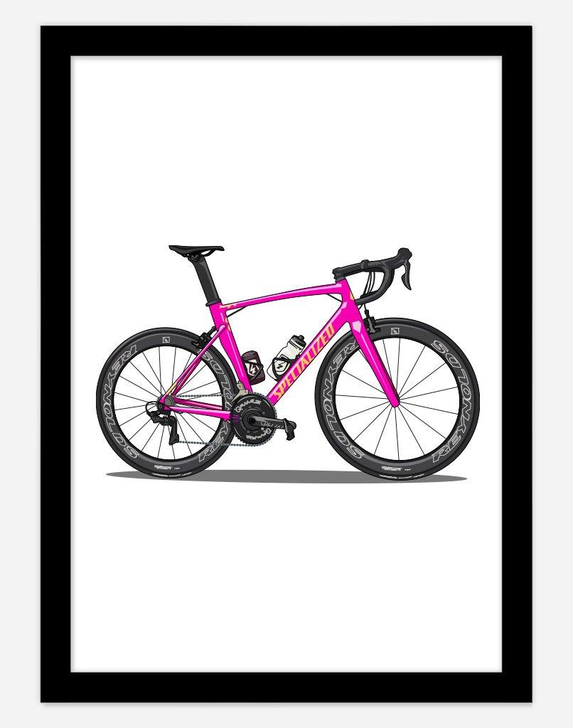 Custom Bike Portrait - A4 - Black Frame - Portrait Australia