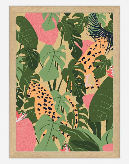 Ain't No Cheetah | Wall Art - A4 - Timber Frame - Golden Australia