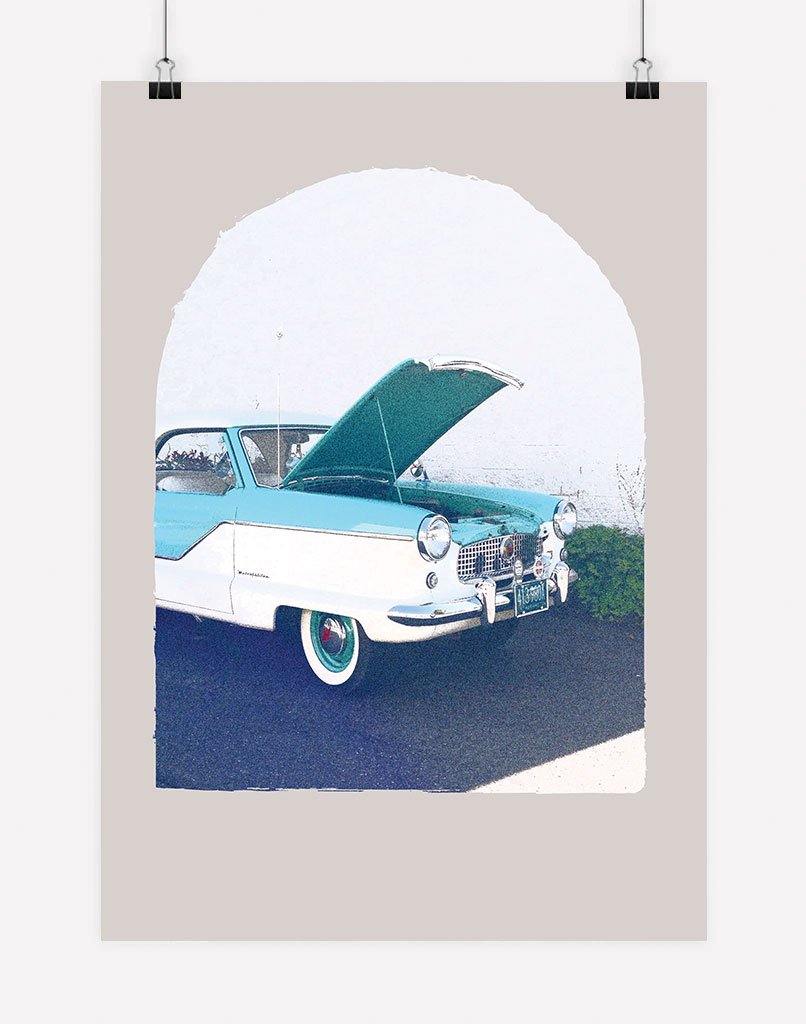 Pop The Bonnet | Photography - Wall Art - A4 - Unframed - Blush Australia