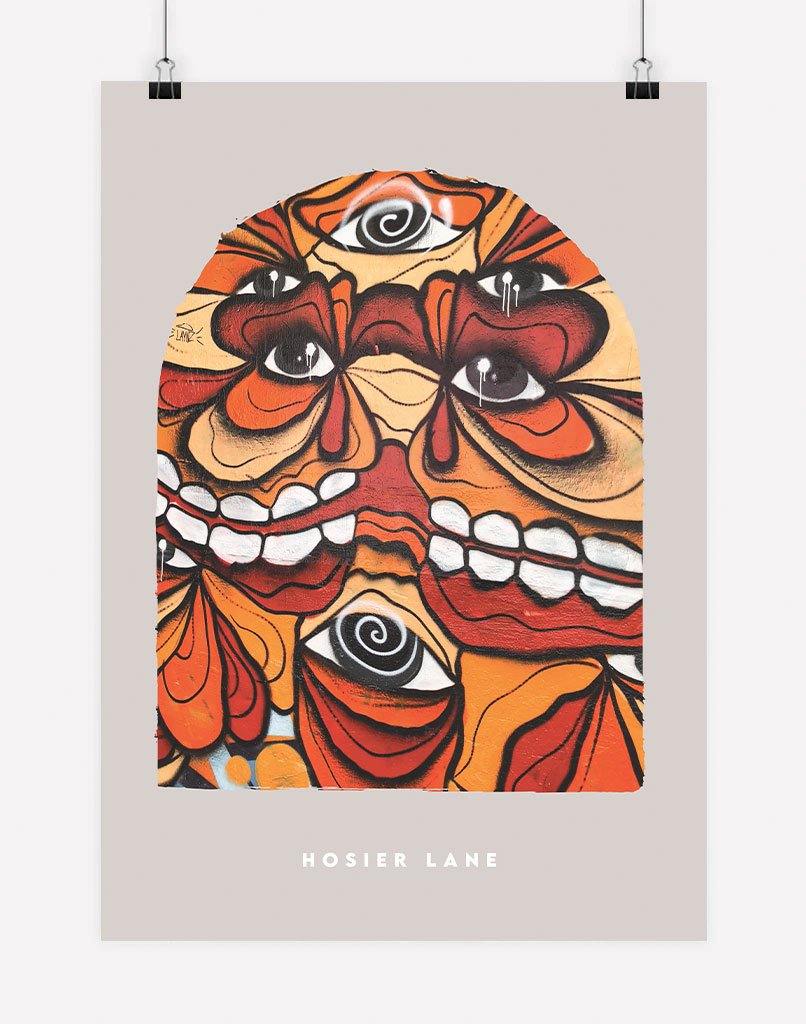 Hosier Lane | Photography - Wall Art - A4 - Unframed - Blush Australia