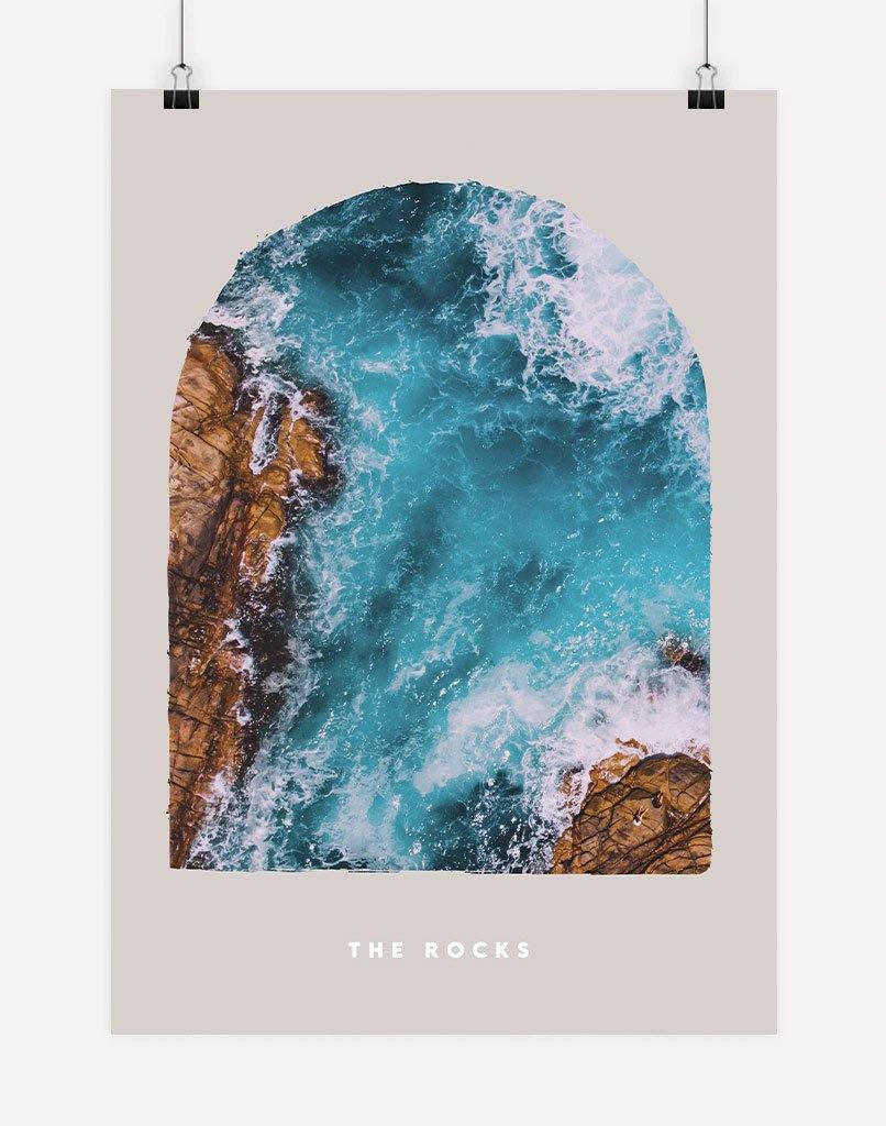 The Rocks | Photography - Wall Art - A4 - Unframed - Blush Australia