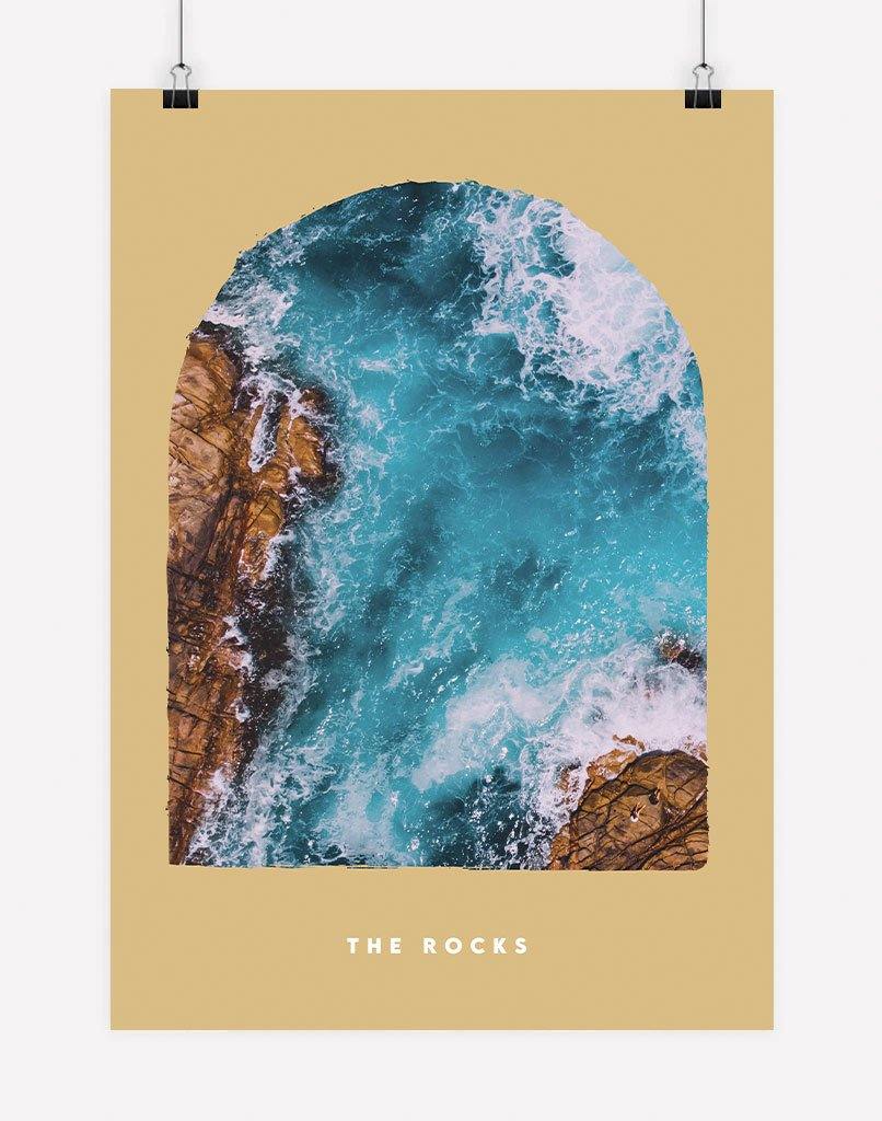 The Rocks | Photography - Wall Art - A4 - Unframed - Golden Australia