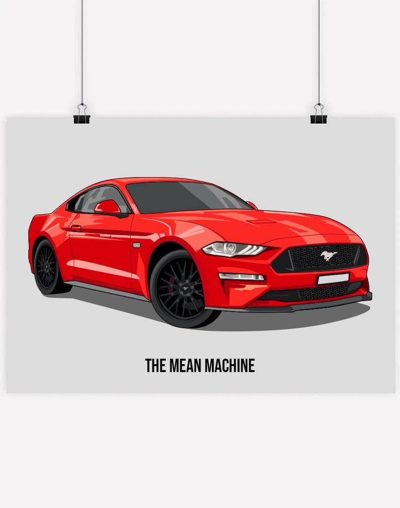 Print My Ride Portrait - Digital File Only - Landscape - - Australia