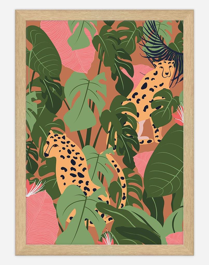 Ain't No Cheetah | Wall Art - A4 - Timber Frame - Rust Australia