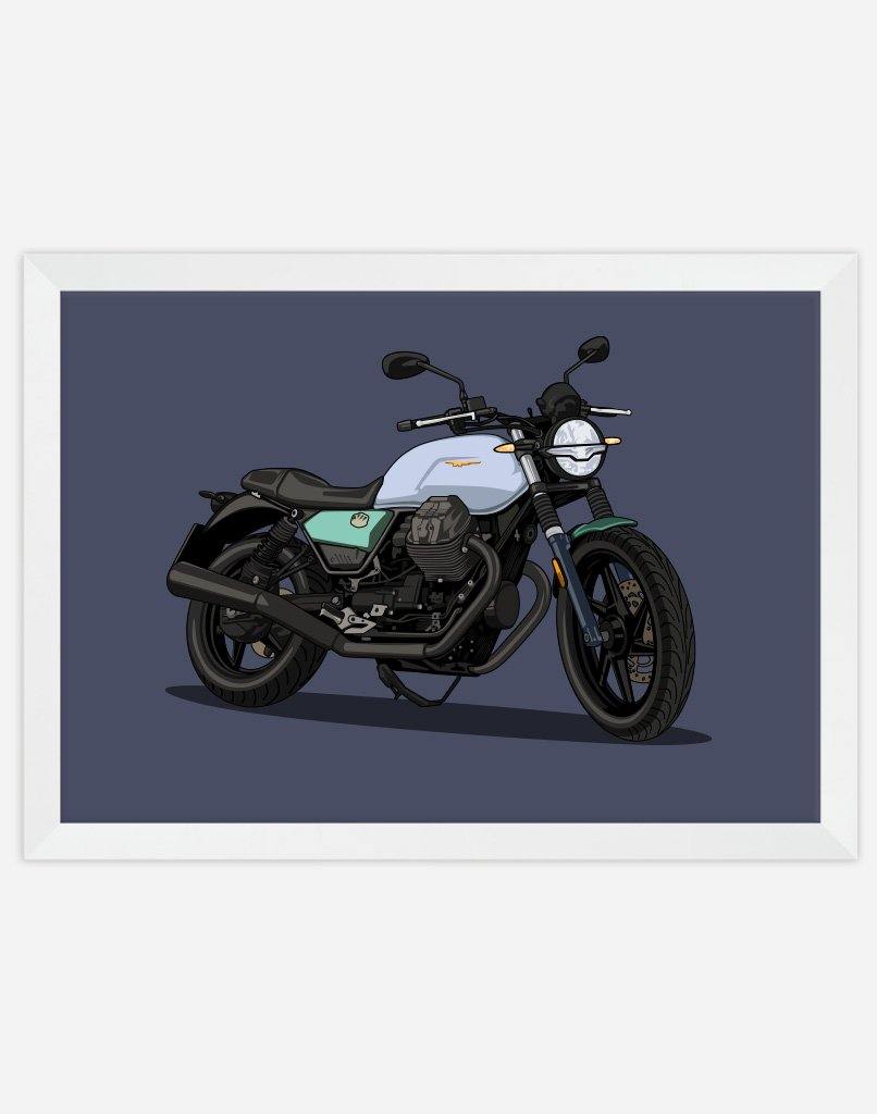 Custom Motorbike Portrait - A4 - Unframed - Portrait Australia
