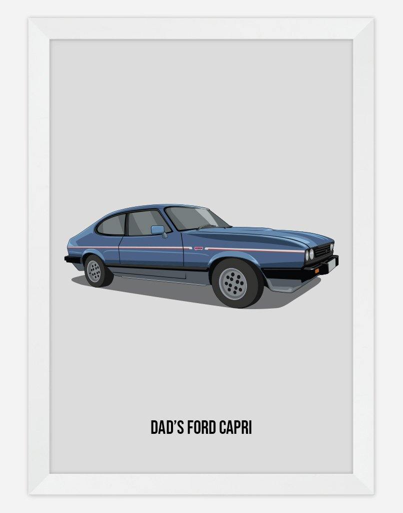 Custom Car Portrait - A4 - Unframed - Portrait Australia