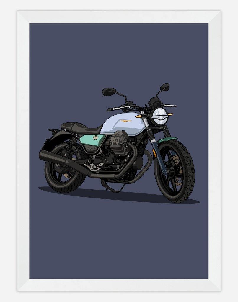 Custom Motorbike Portrait - A4 - Unframed - Portrait Australia