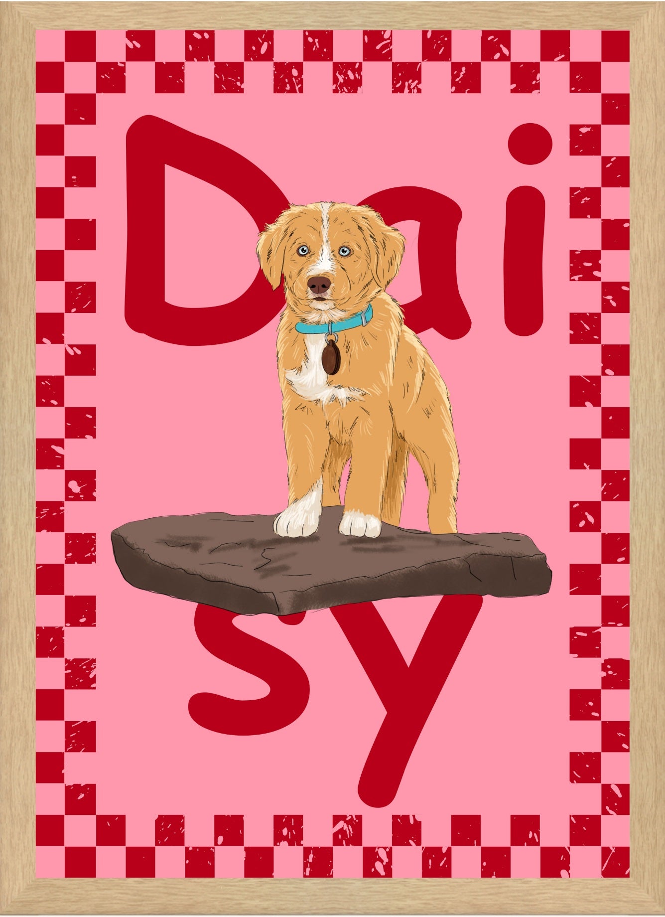 Funky Custom Pet Portrait - One Pet