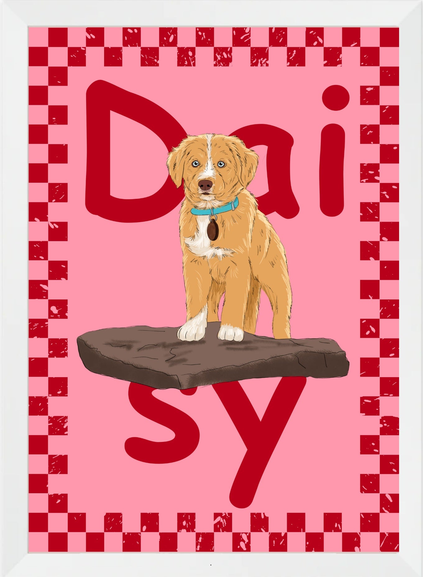 Funky Custom Pet Portrait - One Pet
