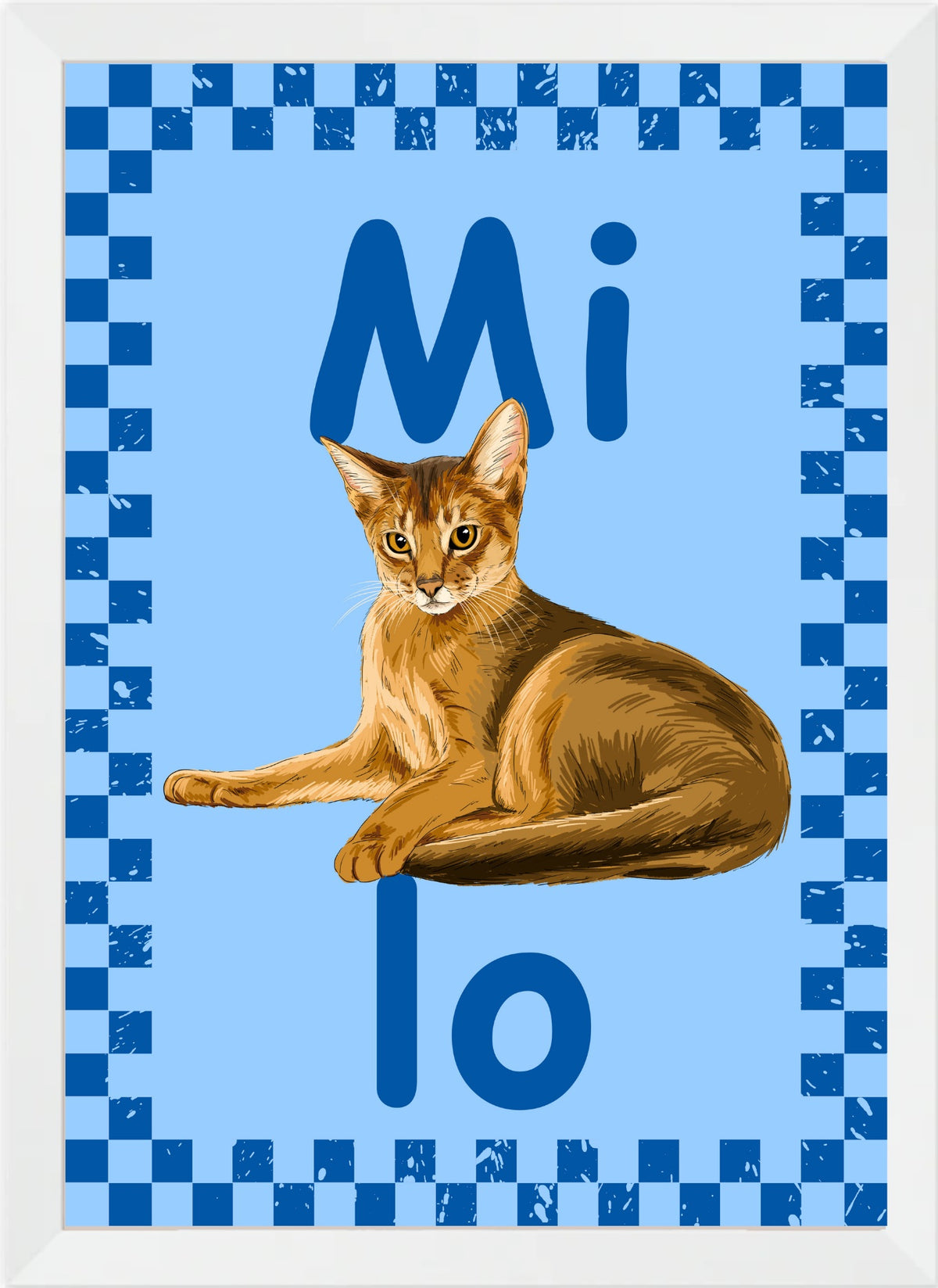 Funky Custom Pet Portrait - One Pet