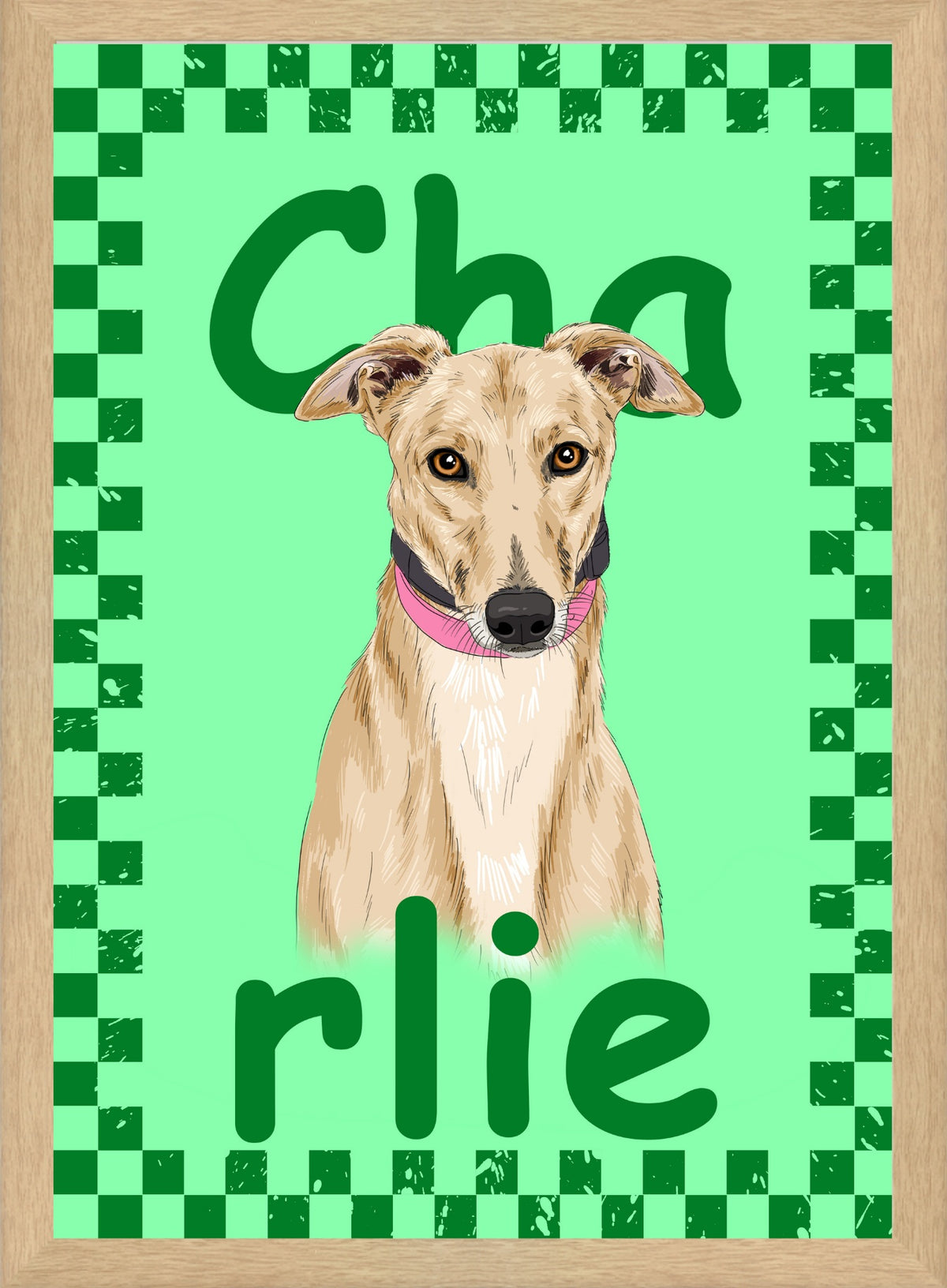 Funky Custom Pet Portrait - One Pet