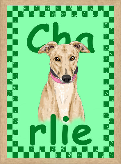 Funky Custom Pet Portrait - One Pet