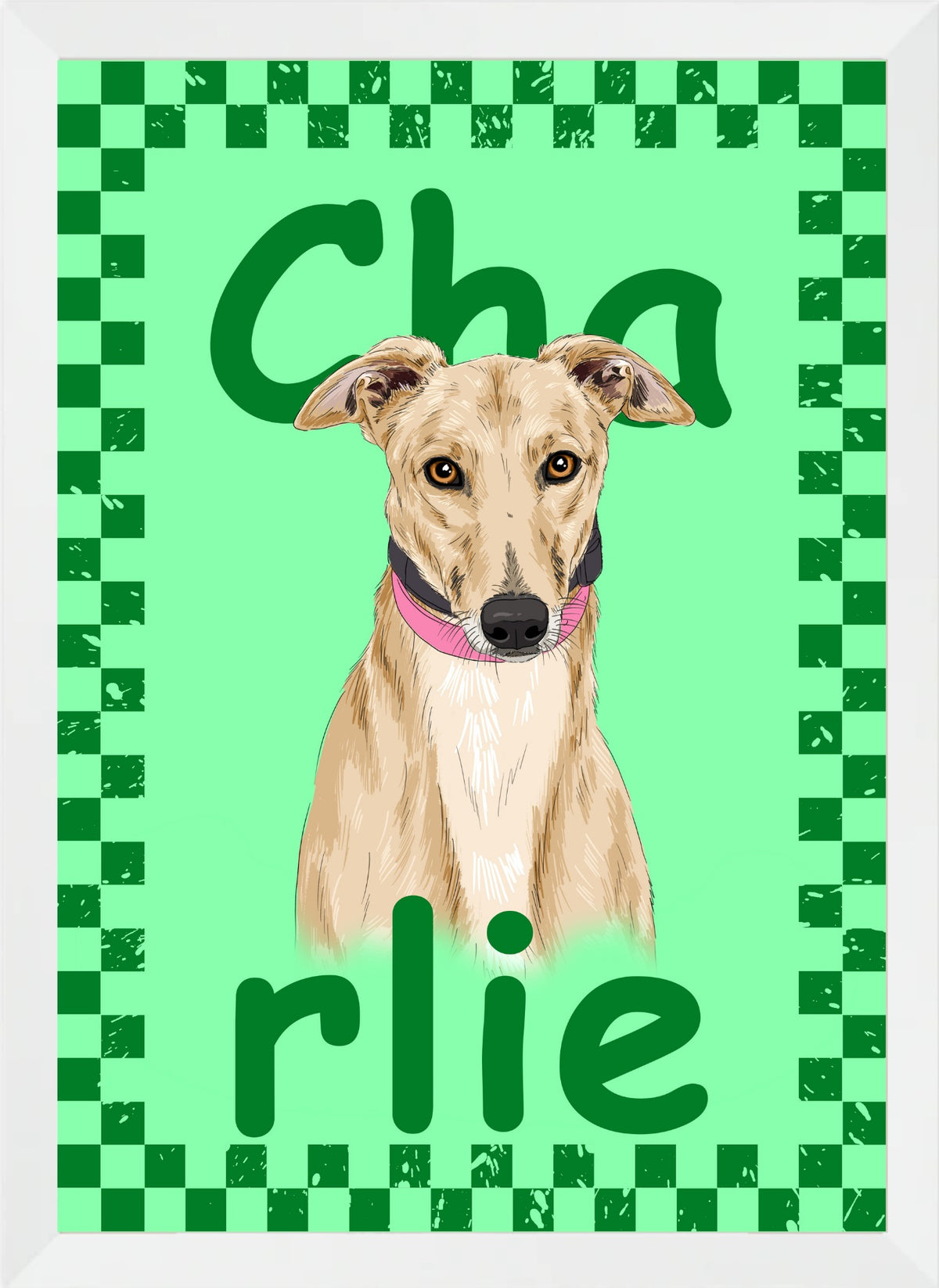 Funky Custom Pet Portrait - One Pet