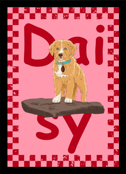 Funky Custom Pet Portrait - One Pet