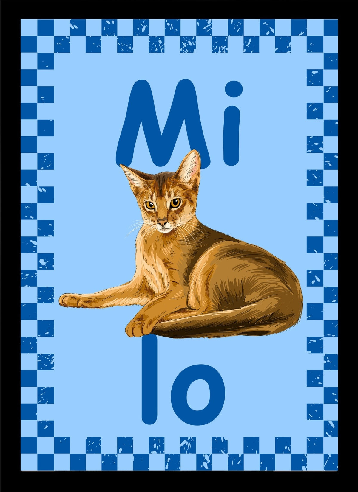 Funky Custom Pet Portrait - One Pet